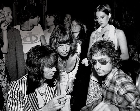Keith Richards, Mick Jagger ve Bob Dylan