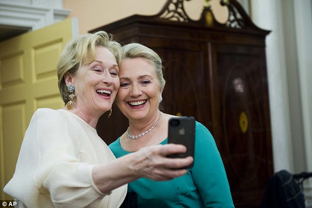 Hillary Clinton ve Meryl Streep
